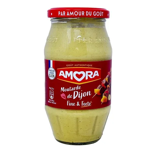 Amora Dijon Senf Fine et Forte 430g – Kräftig-würziger Genuss