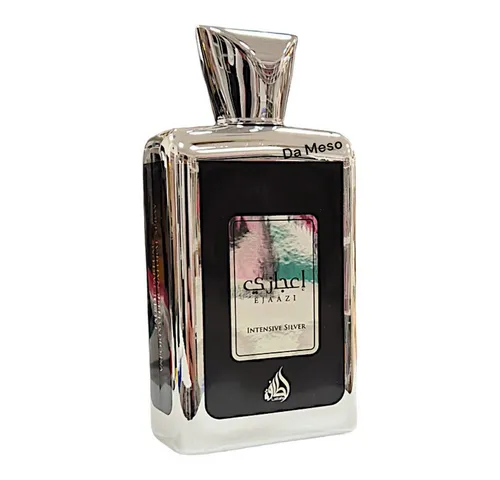 Lattafa Ejaazi Intensive Silver Eau de Parfum 100ml - Entdecken Sie den einzigartigen Duft von Lattafa Ejaazi Intensive Silver. Ein luxuriöser Mix aus Safran, Ananas, Jasmin und Oud Wood sorgt für ein unvergessliches Dufterlebnis.