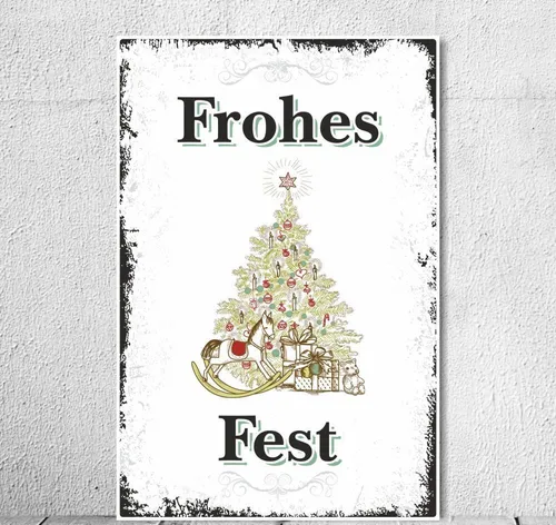 Schild Vintage Shabby Nostalgie Holzschild 