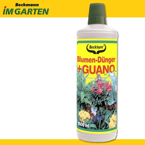 Beckmann 1 l Beckhorn Blumen-Dünger + Guano Universaldünger