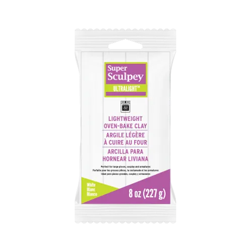 Sculpey Ultra Light ofenhärtende Modelliermasse 227g-Block Weiß