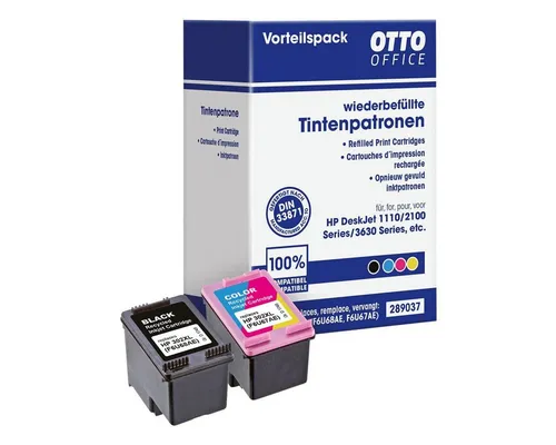 Otto Office Tintenpatrone (2-tlg., ersetzt HP »Nr. 302 XL«, schwarz / cyan / magenta / gelb)