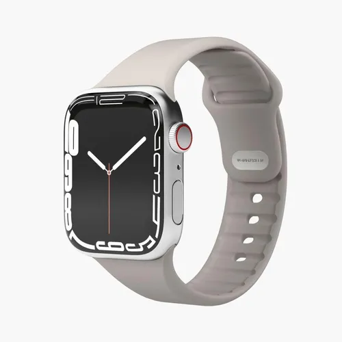 Armband Apple Watch Classic Band 2 (Cremefarben) - Zubehör Smartwatches, zeitloses Cremefarben-Design für alle Apple Watch Modelle 42-49 mm, ideal für jeden Anlass.