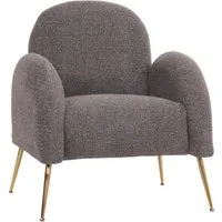Lounge-Sessel MCW-N69 - Retro Cocktailsessel in Dunkelgrau - Sessel mit extra weicher 22 cm Polsterung und hochwertigem Chenille-Stoff, ideal für stilvolle Wohnzimmer und gemütliche Leseecken.