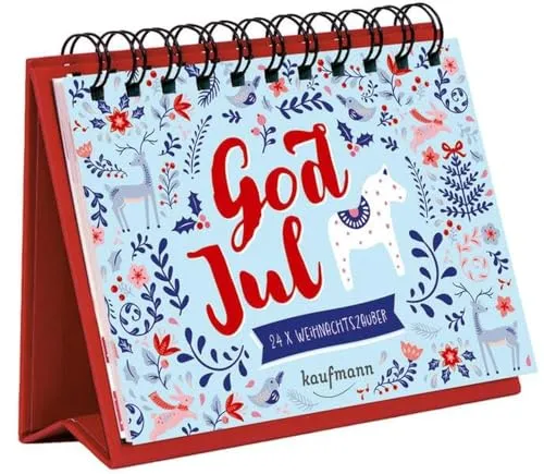 God Jul: 24 x Weihnachtszauber (Adventskalender für Erwachsene: Ein Aufstell-Buch)
