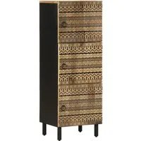 vidaXL Highboard aus Rauem Mangoholz von vidaXL