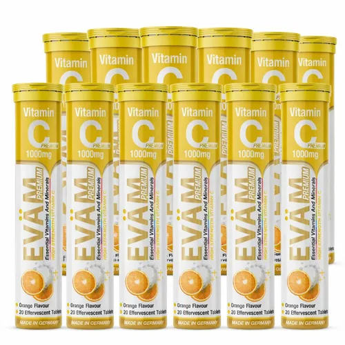 EVÄM Premium Vitamin C 1000 mg Brausetabletten von EVÄM