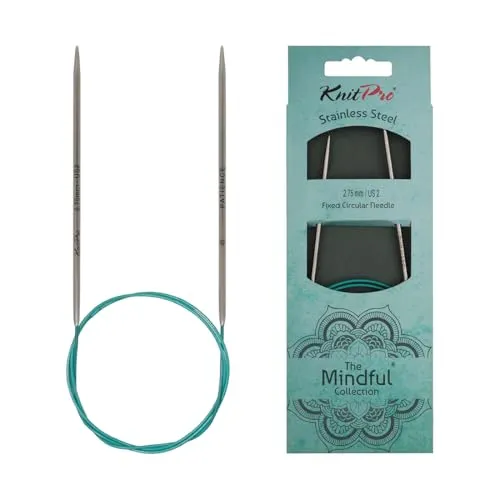 KnitPro 36054 Rundstricknadel Mindful 2,75 mm 40 cm englisch, Blaugrün