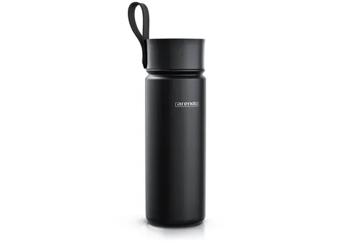 Arendo Thermoflasche auslaufsichere Isolierflasche, Edelstahl Trinkflasche für Unterwegs, hält Stundelang kalt & warm, BPA-frei, geschmacksneutral, 0,5l