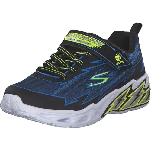 Skechers S Lights Light Storm 2.0 Bolt Brights Sneaker - Sneaker für Jungen mit Blinkfunktion, stylischem Design und komfortabler Polsterung für ein tolles Laufgefühl, ideal für Kindergarten und Schule.