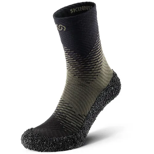 Skinners 2.0 Compression Socken Größe 36 - Grün - Wanderschuhe, bieten einen engen Sitz für ein authentisches Barfußgefühl beim Sport und sorgen für optimalen Komfort und Stabilität.