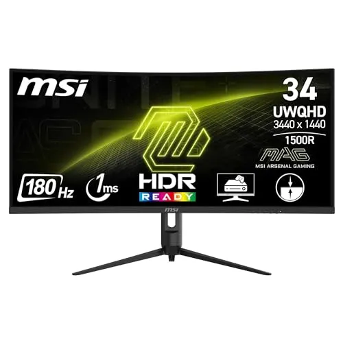 MSI MAG 342CQR E2 34 Zoll Curved Gaming-Monitor von MSI