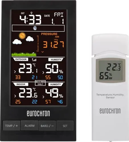Eurochron EFWS S250 Funk-Wetterstation