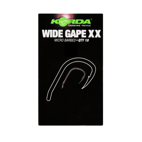 Korda Wide Gape XX Size 04 Karpfenhaken Karpfenangeln Carp Hook NEW OVP