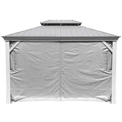 Vorhang-Set SOJAG für Aluminium Pavillon Messina 12x16 Taupe