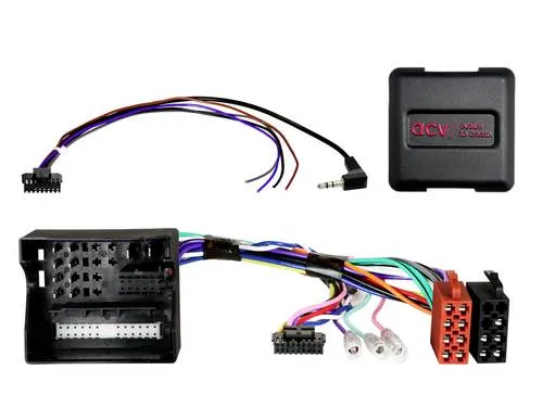 ACV Lenkradfernbedienungsadapter für VW, SEAT und Škoda - Praktischer Adapter für die Integration von Nachrüst-Audiosystemen in ausgewählte VW-, SEAT- und Škoda-Modelle. Er ermöglicht die Nutzung der Lenkradfernbedienung ohne komplizierte Verkabelung. Einfache Installation!