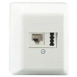 Rutenbeck 13311101 UAE/TAE-Anschlussdose 2-fach