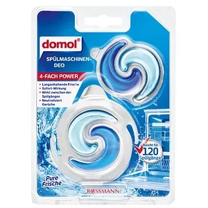 domol 4-FACH POWER Spülmaschinen-Deo, 2 St. von Domol