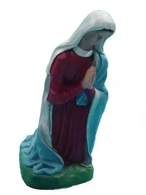 Figur Garten Statue Betende Frau – Dekorative Skulptur für Ihren Außenbereich