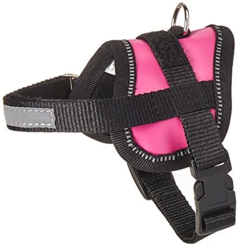 Karlie Teeny Weeny Geschirr XS pink - Weich gepolstert für hohen Tragekomfort, verstellbar und mit reflektierendem Brustgurt