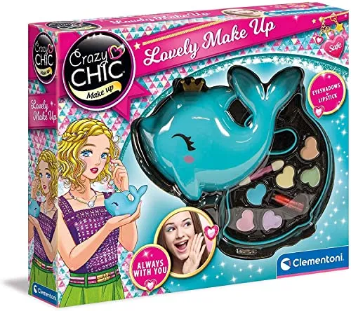 Clementoni 18630 Lovely Delphin Make-up Set für Kinder ab 6 Jahren
