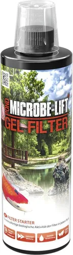 MICROBE-LIFT Pond Gel Filter - 473 ml - Sofortige Verbesserung der biologischen Aktivität für Teichfilter und Filtermedien
