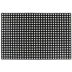 vidaXL Gummimatte 16mm 80x120cm - Vielseitige Fußmatte für Innen und Außen - Hochwertige Fußmatte aus 100% Gummi, witterungsbeständig und rutschfest. Ideal als Türmatte oder Arbeitsplatzmatte. Leicht zu reinigen und individuell erweiterbar.