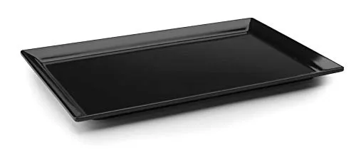 LACOR Klassisch Servierschale, Schwarz, 53 x 32 cm - Servierschale aus Holzwerkstoff, BPA-frei und spülmaschinenfest, ideal für stilvolles Servieren bei Temperaturen von -20 °C bis 90 °C.