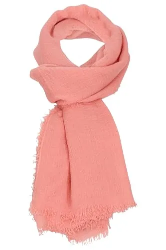 malito - Damen Modeschal aus Viskose - leichter Schal Unifarben - dünnes Halstuch - weich & atmungsaktiv S604 - (Rosa)