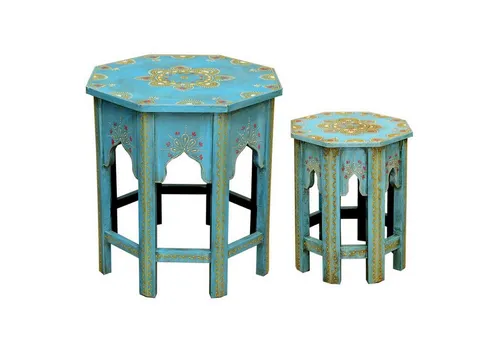 Casa Moro Beistelltisch Saada Blau