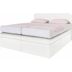 Boxspringbett WESTFALIA SCHLAFKOMFORT, weiß, 105cm von Westfalia