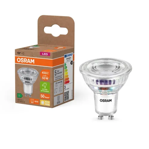 Osram GU10 PAR16 LED Strahler STAR besonders effizient 100° 2,5W wie 50W 2700K