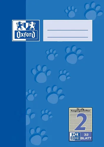 Oxford Schulheft DIN A5 Lineatur 2 / liniert 32 Blatt