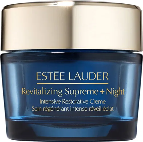 Estée Lauder Revitalizing Supreme+ Night Creme 30 ml - Luxuriöse Nachtpflege für straffe, jugendlich glatte Haut mit Hyaluronsäure und Moringa-Extrakt, fördert die natürliche Regeneration und mildert Falten.