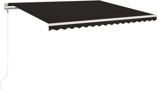 vidaXL Automatische Gelenkarmmarkise 400x350cm - Markise für Balkon und Terrasse, UV-beständig und wasserfest mit anpassbarem Winkel und Höhe, inklusive Fernbedienung für einfachen Betrieb.