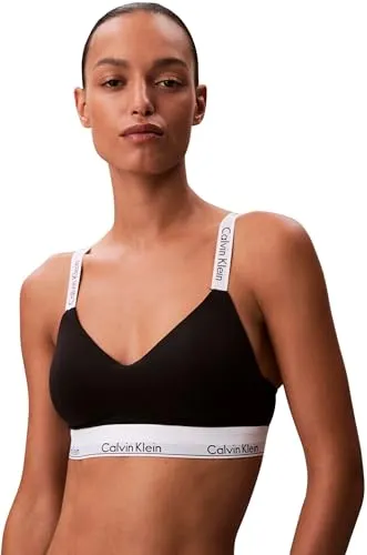 CALVIN KLEIN UNDERWEAR Bralette Damen, Gr. XS (34), schwarz - Funktionsunterwäsche mit sportlichem, körpernahem Schnitt aus elastischem Jersey, ideal für Komfort und Stil im Alltag.