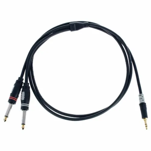 SommerCable HBA-3S62-0150 - 1,50 m Audio-Klinkenstecker, ideal für Heimkino und DJ-Mischpulte, langlebig und kältebeständig
