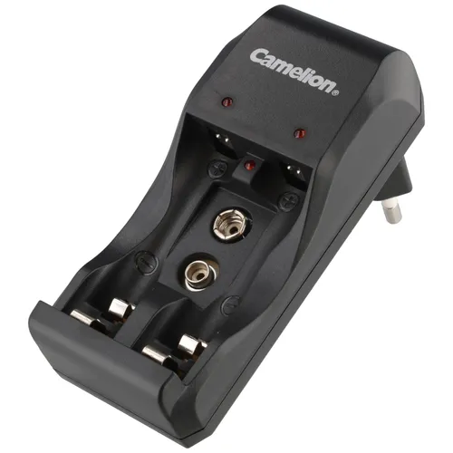 Camelion Stecker-Ladegerät BC-1091 für 1-2 AA oder 1-2 AAA oder 1x 9V Block Ni-MH Akkus