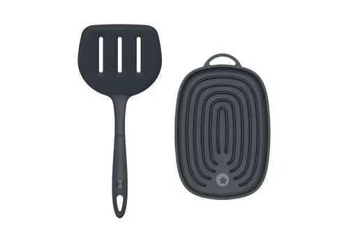 Kochblume Kochbesteck-Set Designwender XL + Multiablage - 2-tlg. - anthrazit