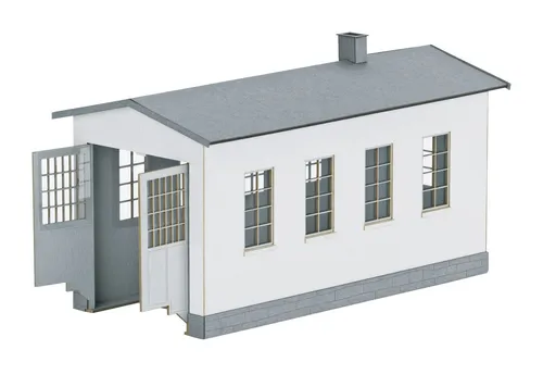 Märklin 72178 Bausatz Kleinlokschuppen - Detailierter Lokschuppen Bausatz für Spur H0 (1:87), ideal für Modellbahnfans ab 15 Jahren, fördert Kreativität und Präzision beim Bau.