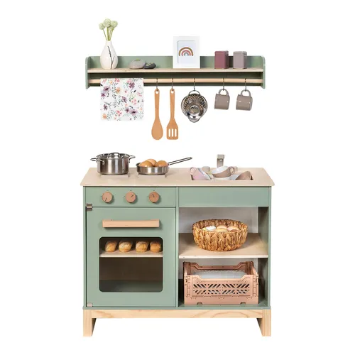 MUSTERKIND® Spielküche Magnolia, salbei/natur von MUSTERKIND