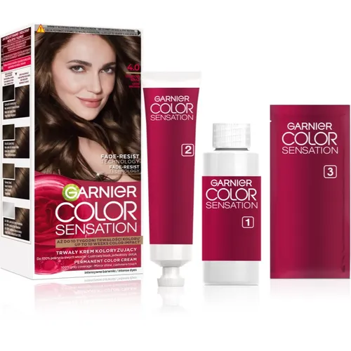 Garnier Color Sensation Haarfarbe Farbton 4.0 Głęboki Brąz