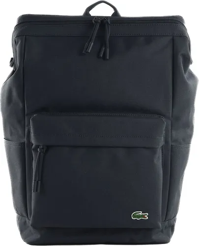 LACOSTE Neocroc Square Backpack - Dunkelblau - Stylischer Rucksack mit Laptopfach für Laptops bis 15 Zoll, gepolsterten Schultergurten und innovativem Design. Ideal für Uni, Schule oder Arbeit.