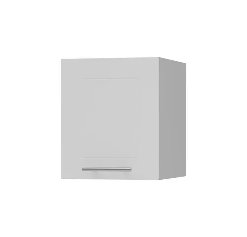 Feldmann-Wohnen Klapphängeschrank, Weiß/Grau