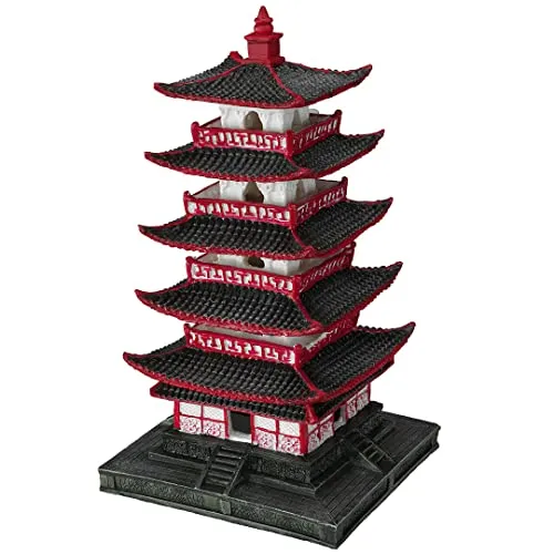 Europet Bernina 234-430057 Aquariumdekoration Aqua Della Chinese Pagoda, XL