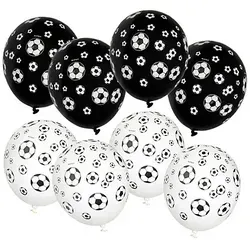 Folat 26205 Luftballon - 8 Stück Fußball Ballons, 12 inch (30 cm), ideal für Kinderpartys und Fußball-Themenpartys