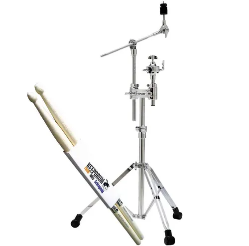 SONOR Schlagzeug Sonor Tom-Beckenständer CTS 4000 mit Schlagzeugstöcken,Bundle, mit Drumsticks