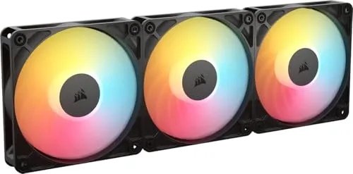 Corsair R5 120-R ARGB PC-Lüfter 3er Set - Gehäuselüfter mit RGB-Beleuchtung, 120 mm, ideal für optimale Kühlung und anpassbare Lichteffekte in deinem Gaming-PC.