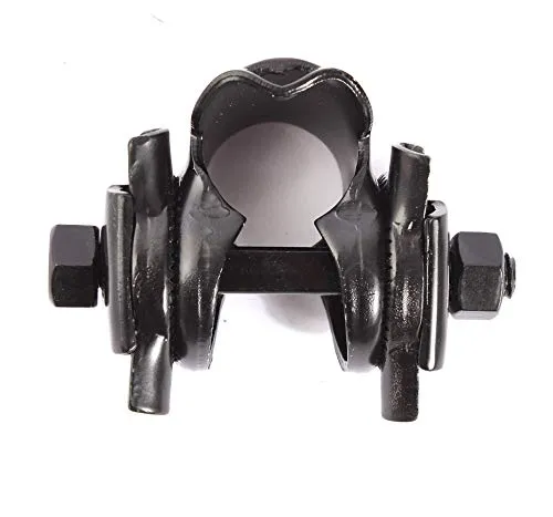 KHE BMX Klemme für Sattel 25,4mm Rail Sattelstrebe schwarz nur 135g