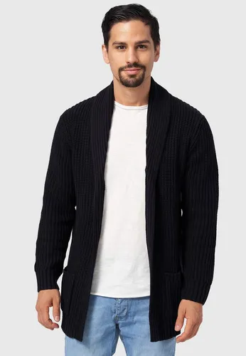 Indicode Herren Anaheim Strickjacke mit 2 aufgesetzten Taschen - Strickjacke für Herren, weich und bequem, ideal für stilsichere Looks im Winter.